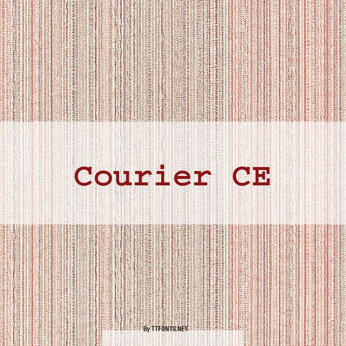 Courier CE example
